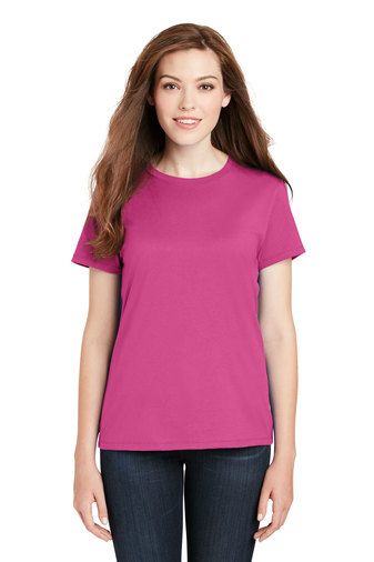Hanes Ladies' 4.5-ounce 100% Ringspun Cotton nano-T® Short Sleeve T-Shirt